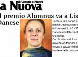 Il premio Alumnus va a Lisa Danese